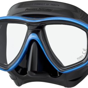 TUSA Máscara de buceo CEOS – NegroFishtail Blue TUSA Máscara de buceo CEOS – NegroFishtail Blue