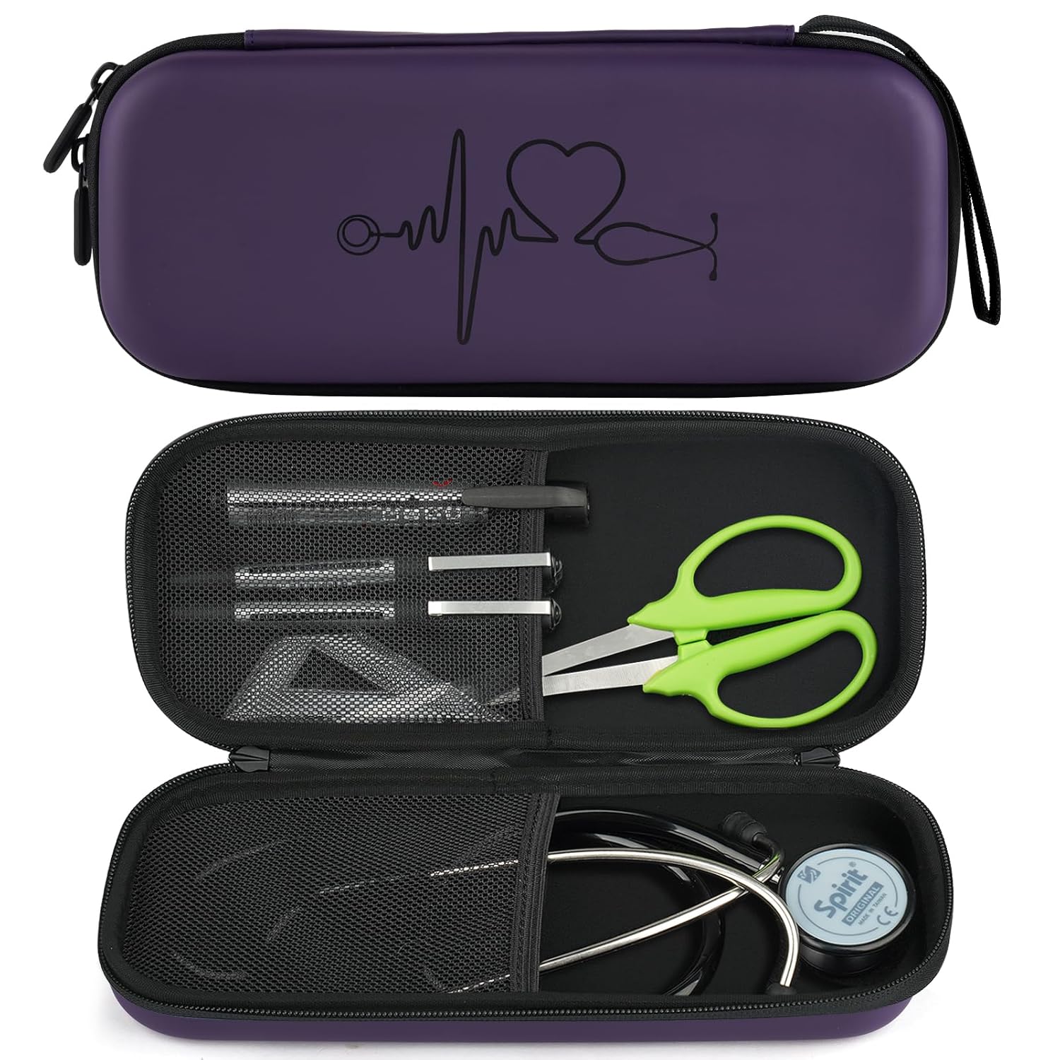 Funda para estetoscopio 3M Littmann, estetoscopio de transporte para estetoscopio MDF Acoustica Deluxe, soporte de viaje para estetoscopio para