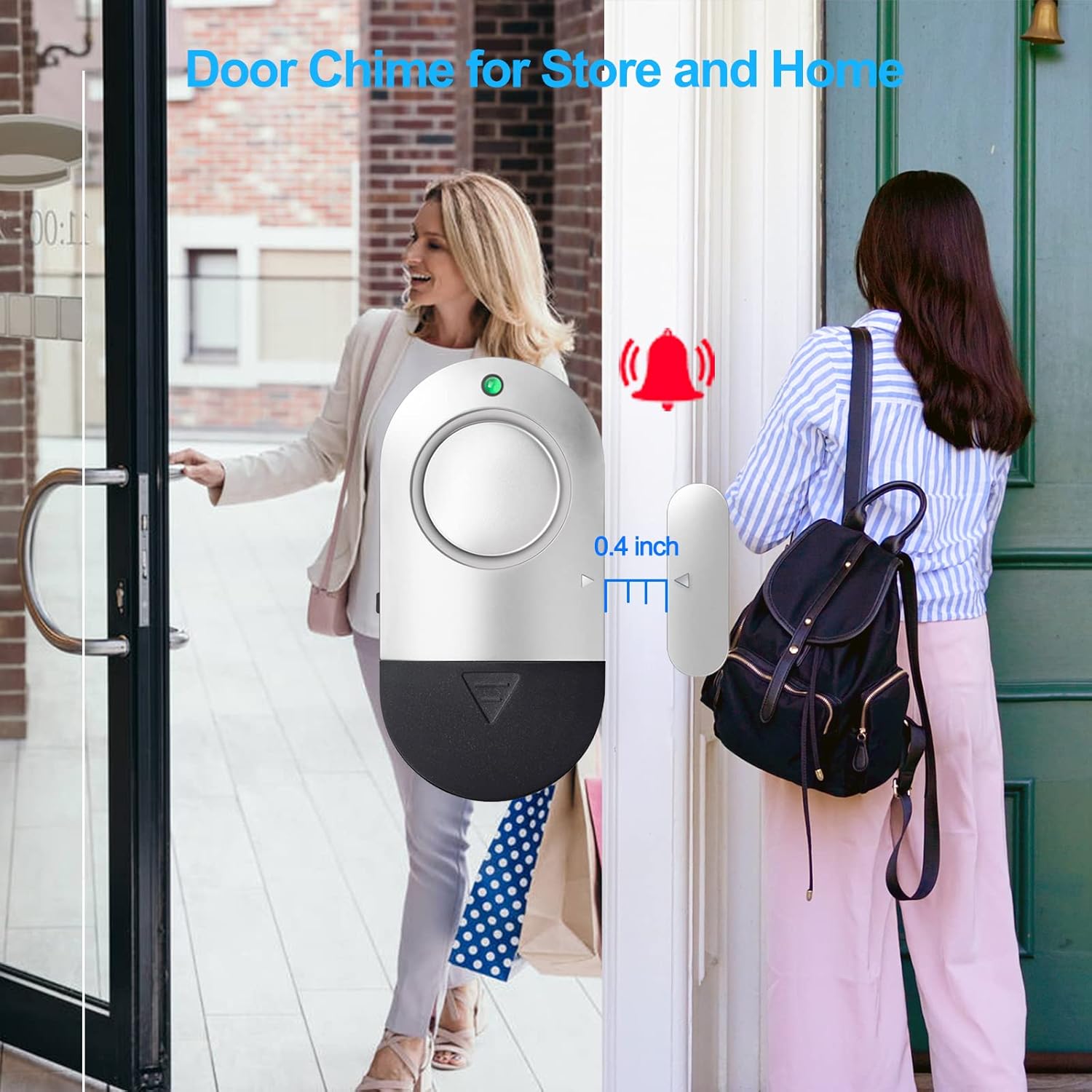 Alarmas de puerta y ventana, alarmas Toeeson de 120 dB para puerta de piscina para seguridad de niños, alarmas de ventana para el hogar
