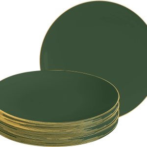 LUXE PARTY NYC – Juego de 30 platos de plástico para vajilla Desechables 10.25 pulgadas Plato de cena Artículos de fiesta Suministros para LUXE PARTY NYC – Juego de 30 platos de plástico para vajilla Desechables 10.25 pulgadas Plato de cena Artículos de fiesta Suministros para