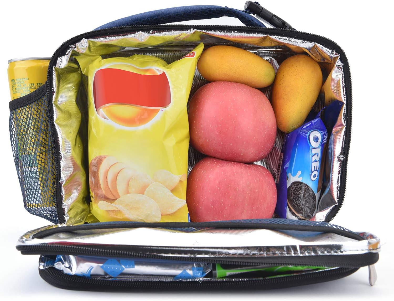 Amersun – Lonchera térmica duradera con forro acolchado que mantiene la comida caliente o fría durante mucho tiempo, impermeable, para viajes,