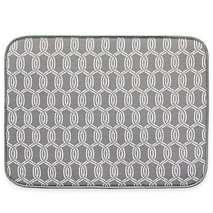 The Original – Tapete para secar platos XL, doble enrejado, gris, 18 x 24 pulgadas, reversible The Original – Tapete para secar platos XL, doble enrejado, gris, 18 x 24 pulgadas, reversible