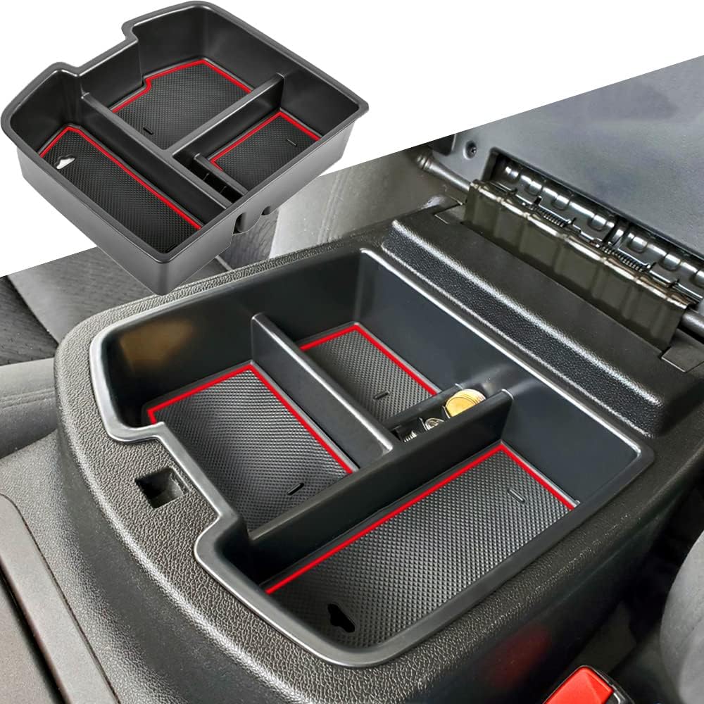 TACORBO Bandeja organizadora de consola central para GMC Sierra 2500 3500 Yukon XL Silverado 2500 3500 Suburban 1500 Tahoe  07-13 GMC Sierra 1500