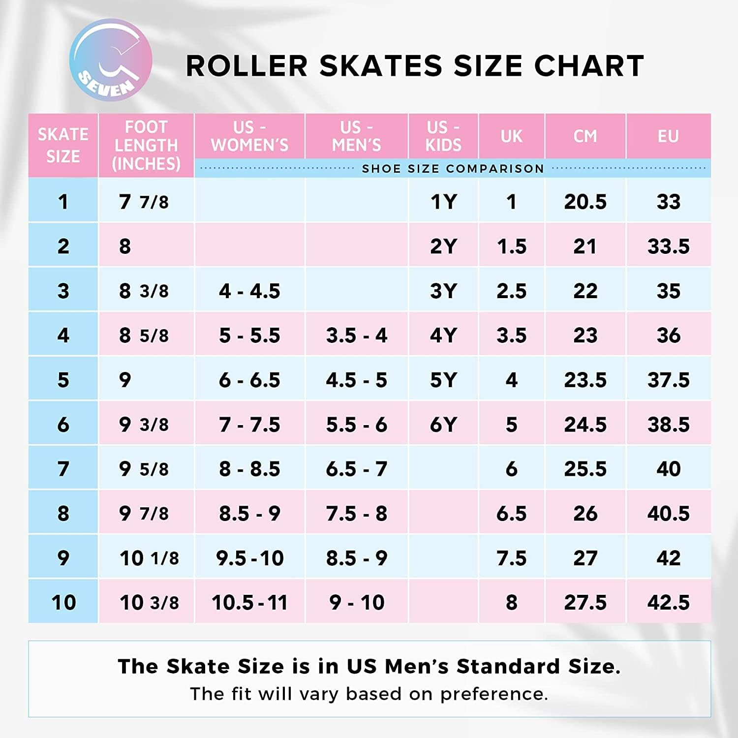 C SEVEN C7skates – Bonitos patines para adultos y niñas
