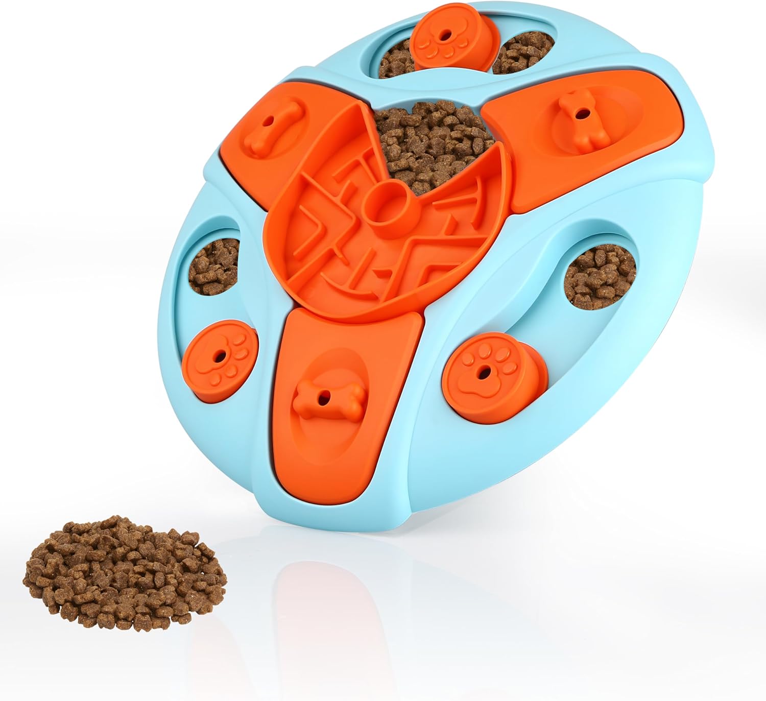 ZALBYUY Juguetes de rompecabezas para perros, rompecabezas de alimentación lenta, juguetes interactivos para entrenamiento y estimulación del