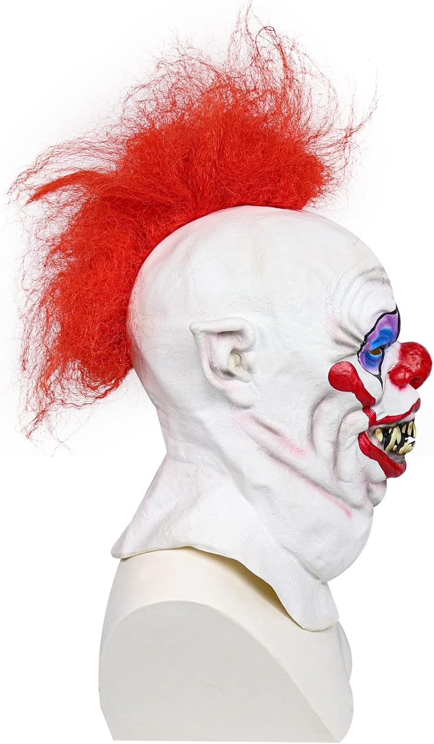 xiuyou Máscara de payaso de Halloween, máscara de payaso, máscara de payaso asesino de terror, máscara de payaso asesino de terror, disfraz de