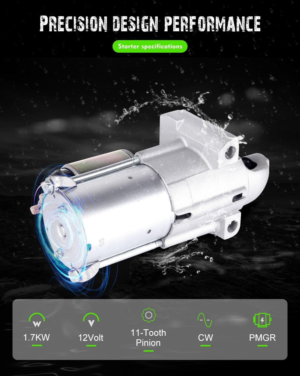 SCITOO Arrancadores nuevos compatibles para Cadillac Escalade 2002-2005 para GMC Yukon (XL) 2001-2005 Savana Vans para Chevrolet Express Vans para