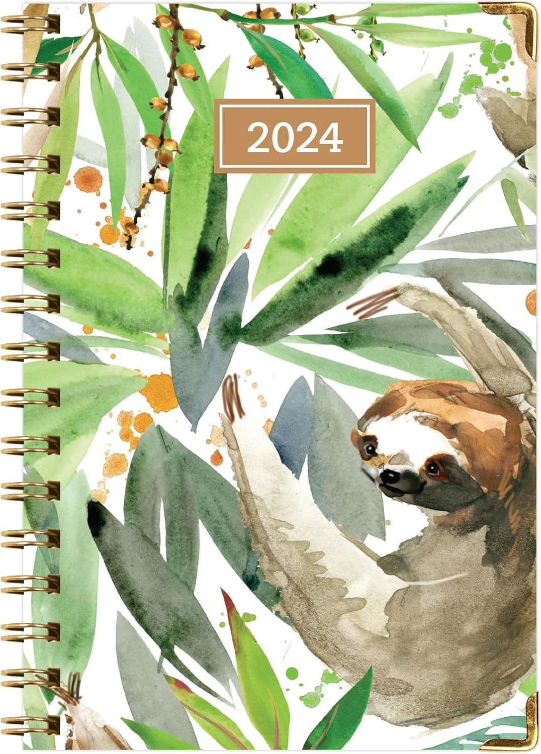 Agenda 2024 de tapa dura (noviembre de 2023 a diciembre de 2024) Agenda diaria, semanal, mensual y anual, de 5.5 x 8 pulgadas, marcapáginas, carpeta