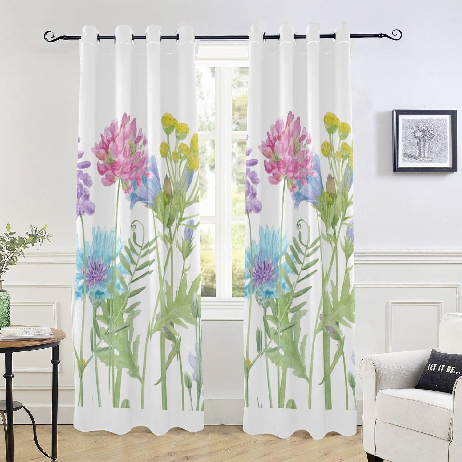 Black Out Curtains Curtains Blackout for Bedroom & Living Room 84 inches Length Vertical Blinds Bathroom Curtains cortinas para cocina