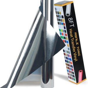 RENLITONG HTV – Vinilo metálico de transferencia de calor de poliuretano elástico, 12 pulgadas x 8 pies, rollo de bricolaje para ropa de camisetas, RENLITONG HTV – Vinilo metálico de transferencia de calor de poliuretano elástico, 12 pulgadas x 8 pies, rollo de bricolaje para ropa de camisetas,