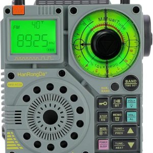 Radio AIRE, FM AM WB Receptor VHF de onda corta con alertas NOAA y temporizador de sueño, altavoz Bluetooth compatible con tarjeta microSD, radios Radio AIRE, FM AM WB Receptor VHF de onda corta con alertas NOAA y temporizador de sueño, altavoz Bluetooth compatible con tarjeta microSD, radios