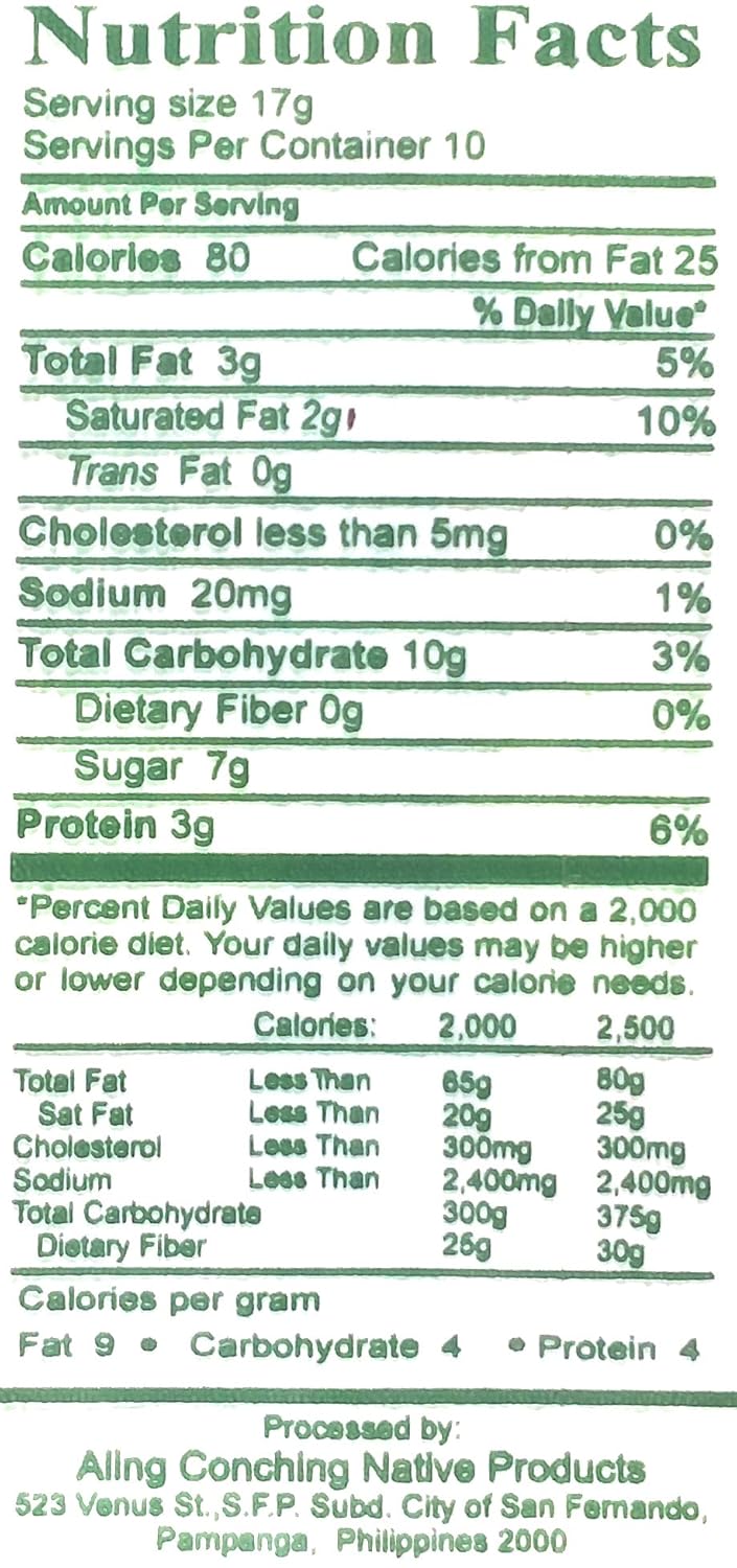 Aling Conching Polvoron, Pinipig, 10 piezas, 6 oz (170g)