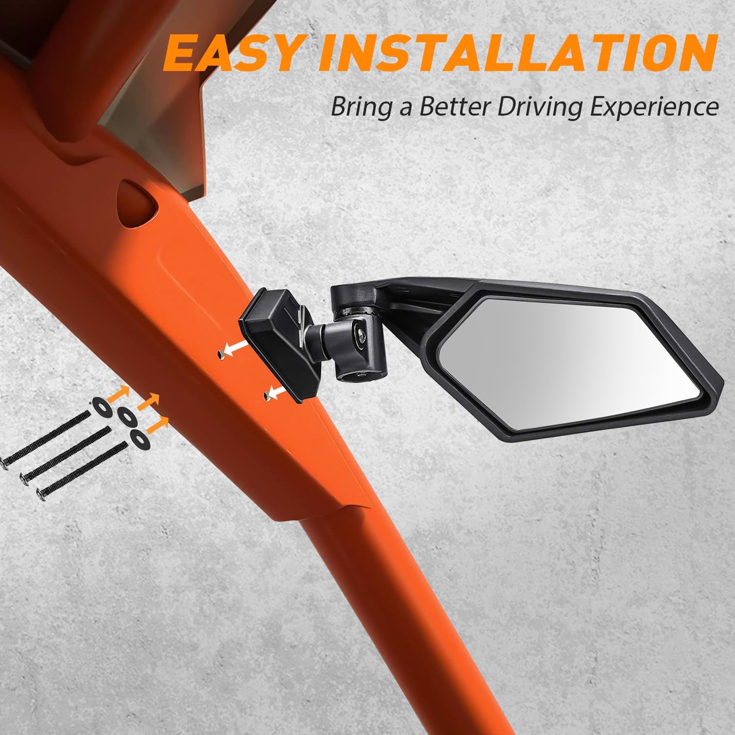 Maverick X3 – Espejos laterales ajustables de 360 grados, espejos laterales X3 compatibles con accesorios Can Am Maverick X3 2017 2018 2019 2020