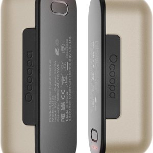 OCOOPA Calentadores de manos recargables, paquete de 2, calentador de manos eléctrico magnético, 16 horas de calor, 4 niveles de calor hasta 145 , OCOOPA Calentadores de manos recargables, paquete de 2, calentador de manos eléctrico magnético, 16 horas de calor, 4 niveles de calor hasta 145 ,