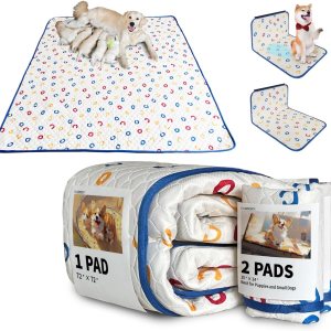 FALCOFA Almohadilla de parto de ala ancha, almohadillas lavables para orina para perros, añade absorción adicional a 24 horas de protección, 1 FALCOFA Almohadilla de parto de ala ancha, almohadillas lavables para orina para perros, añade absorción adicional a 24 horas de protección, 1