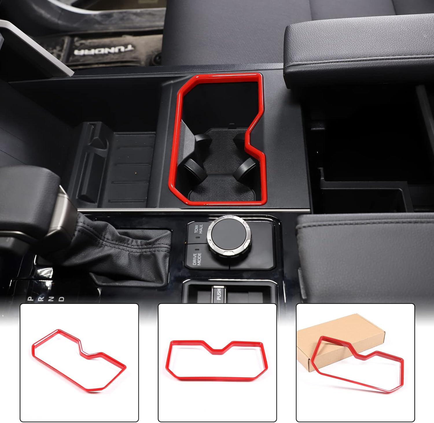 Soporte para portavasos de asiento delantero de automóvil, compatible con Toyota TundraSequoia 2022-2023, soporte para tazas de consola central de