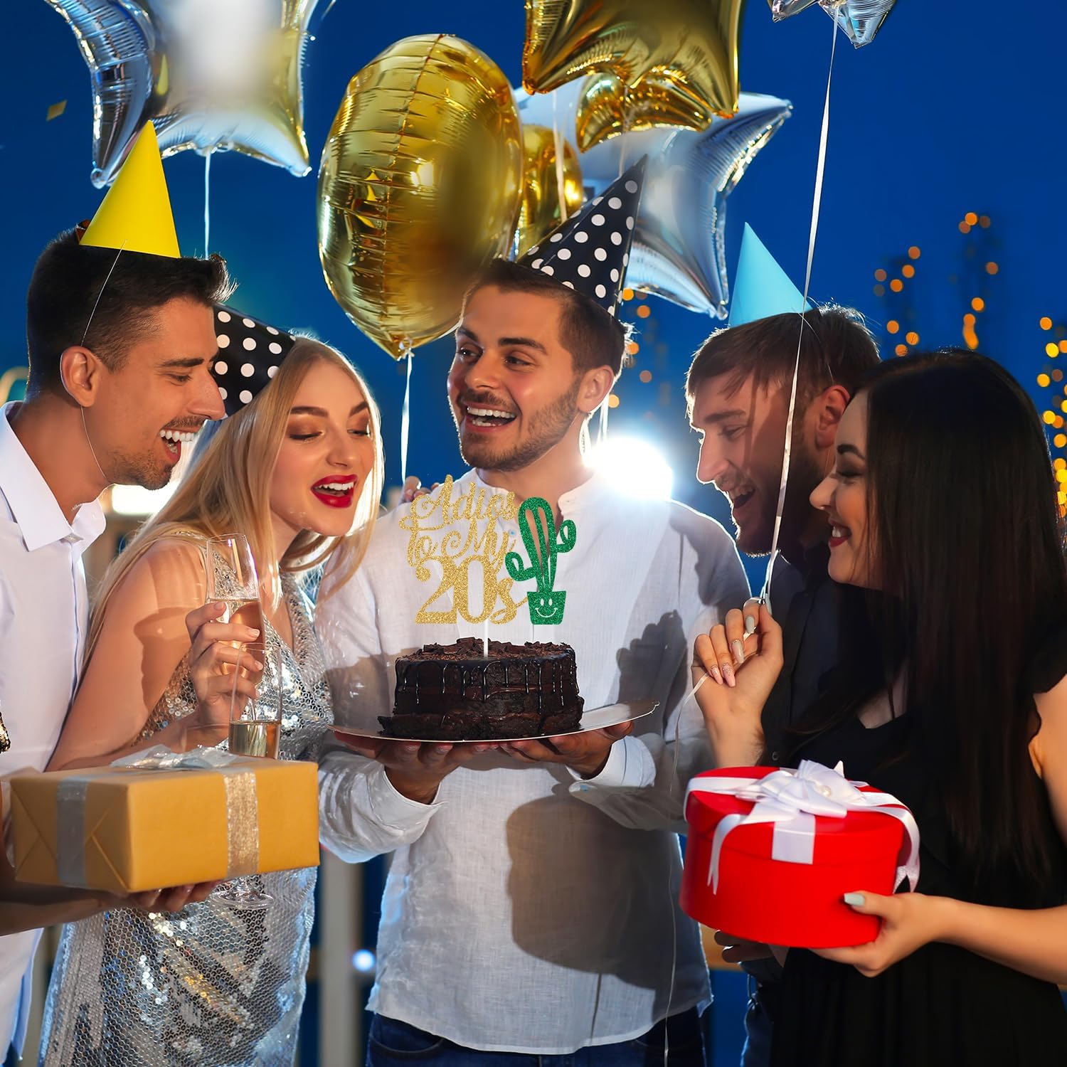 Decoración para tartas de Adios a mis 20 años, temática mexicana “Adiós a mis 20, 30 y fabulosa”, decoraciones de fiesta de feliz cumpleaños de 30