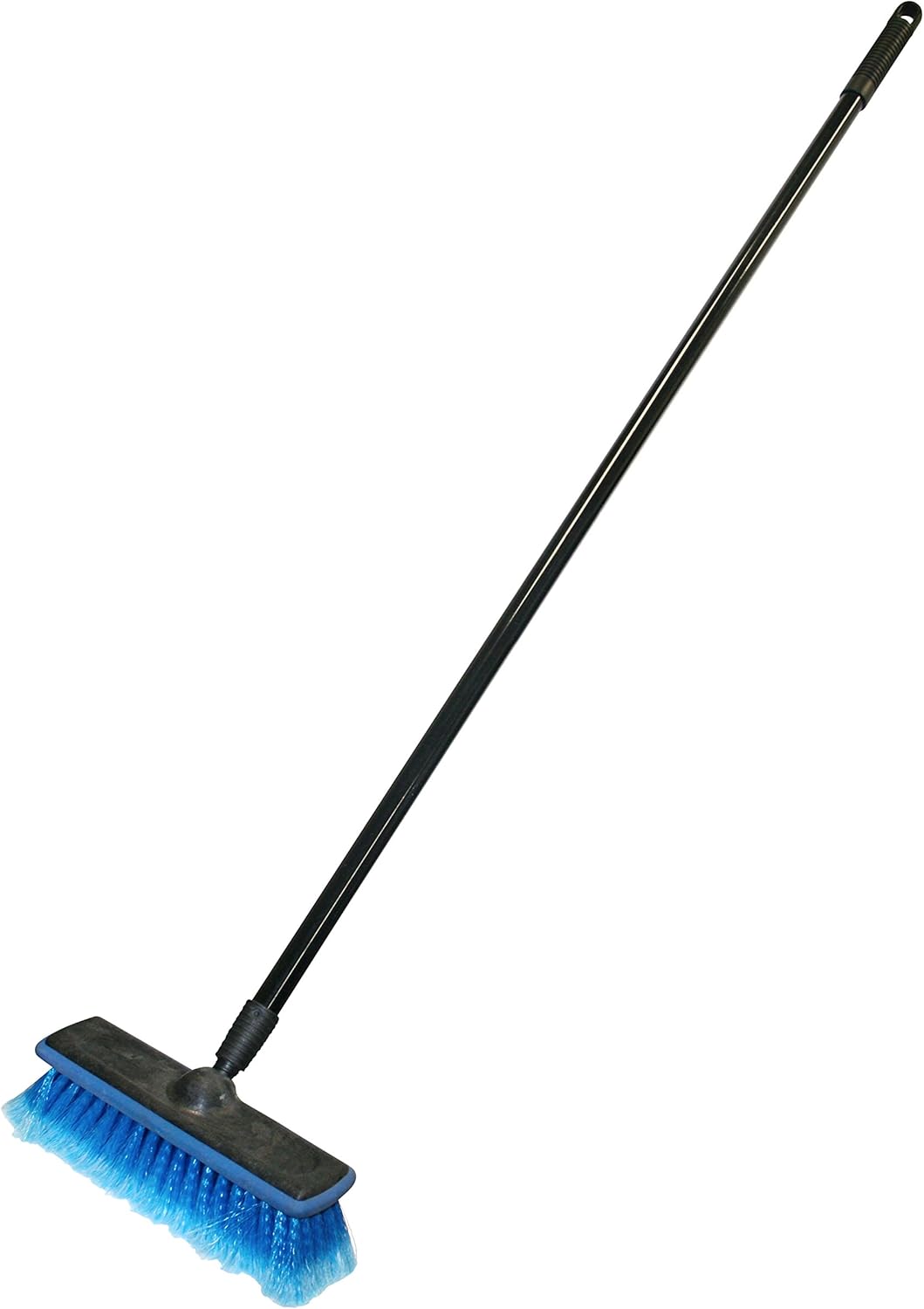 93058 Cepillo para lavado de autos de lujo de 10″ sumergible con protector de deslizamiento y mango de 48″