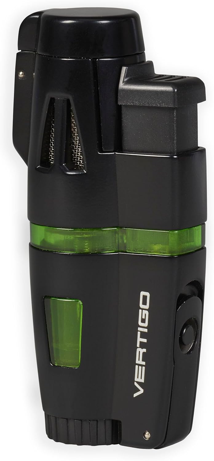 Vertigo Crusher Triple Torch Flame Lighter (Rojo)