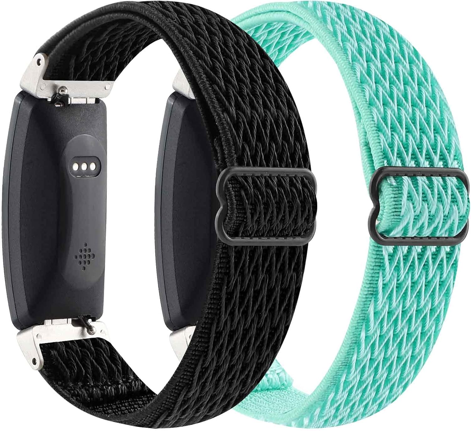 Paquete de 2 correas elásticas para reloj compatibles con Fitbit Inspire 2InspireInspire HR, pulsera deportiva de nailon suave transpirable de