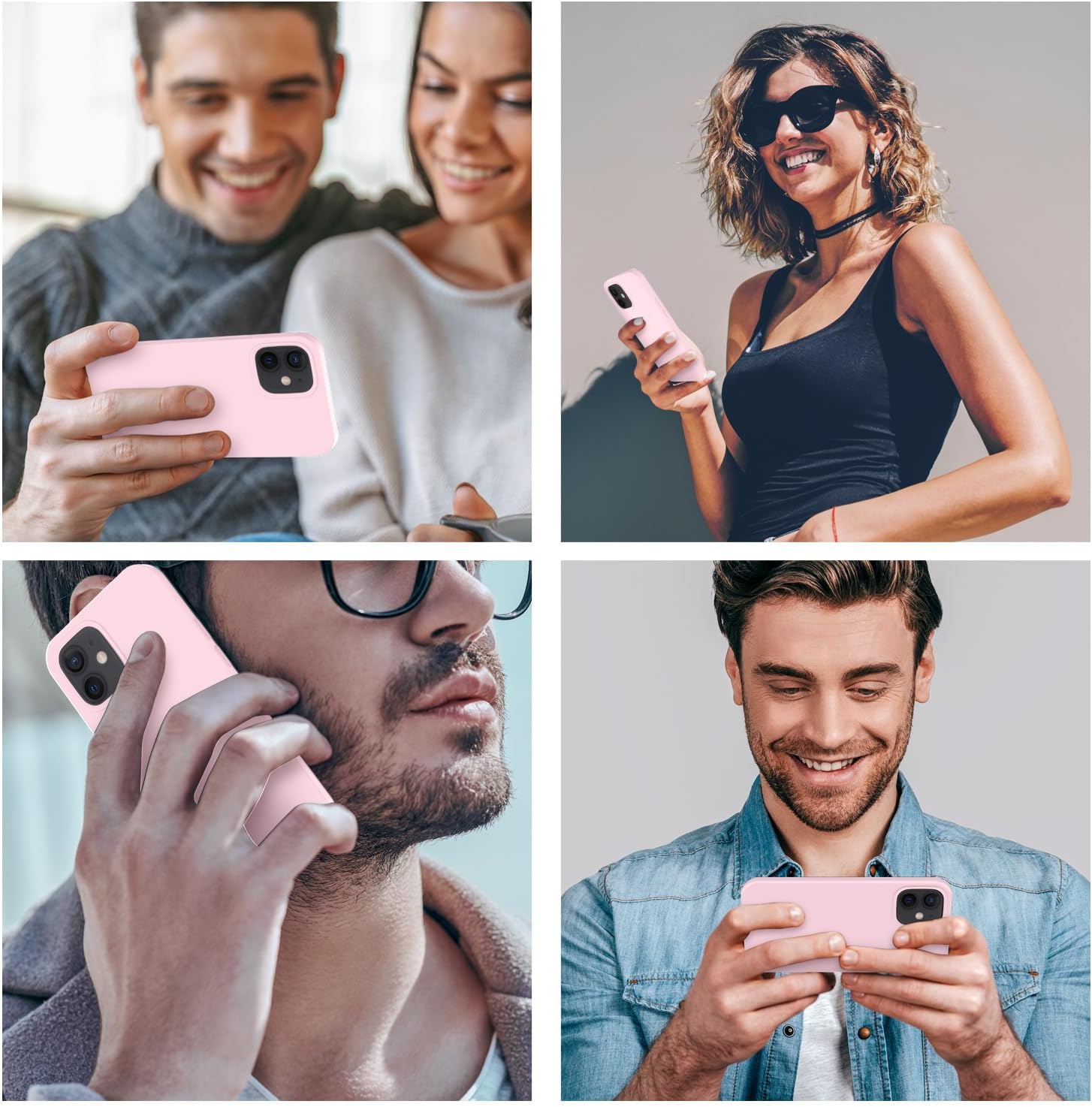 Cordking Funda diseñada para iPhone 12, diseñada para iPhone 12 Pro, funda de silicona a prueba de golpes con forro de microfibra suave antiarañazos