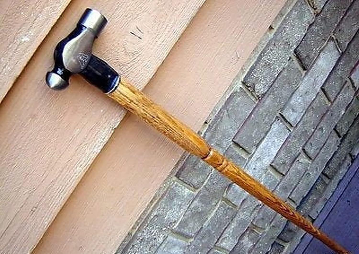Bastón de madera victoriana para hombres y mujeres, bastón de caminar con cabeza de martillo  Bastón de caminar bellamente hecho a mano