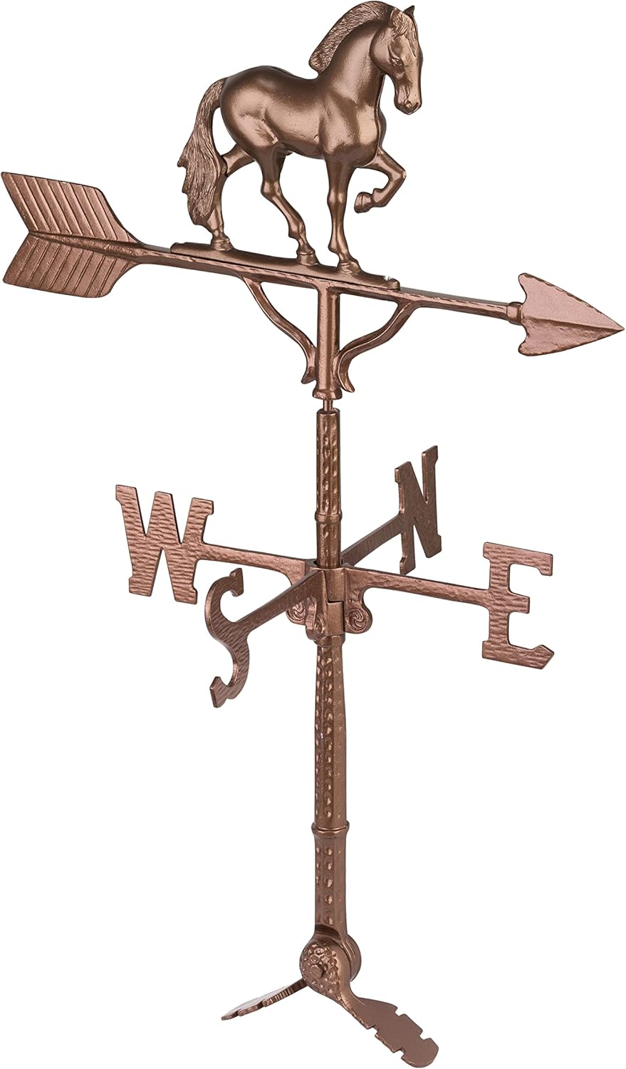 Paleta de aluminio 3D para caballos – Decoración de metal para techo de paletas de viento – Soporte incluido (4 para elegir) – Fabricado en los