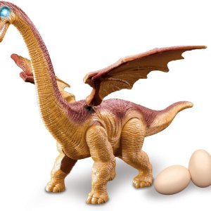 AZ Trading & Import Braquiosaurus Dinosaurio Juguete Camina y pone Huevos AZ Trading & Import Braquiosaurus Dinosaurio Juguete Camina y pone Huevos