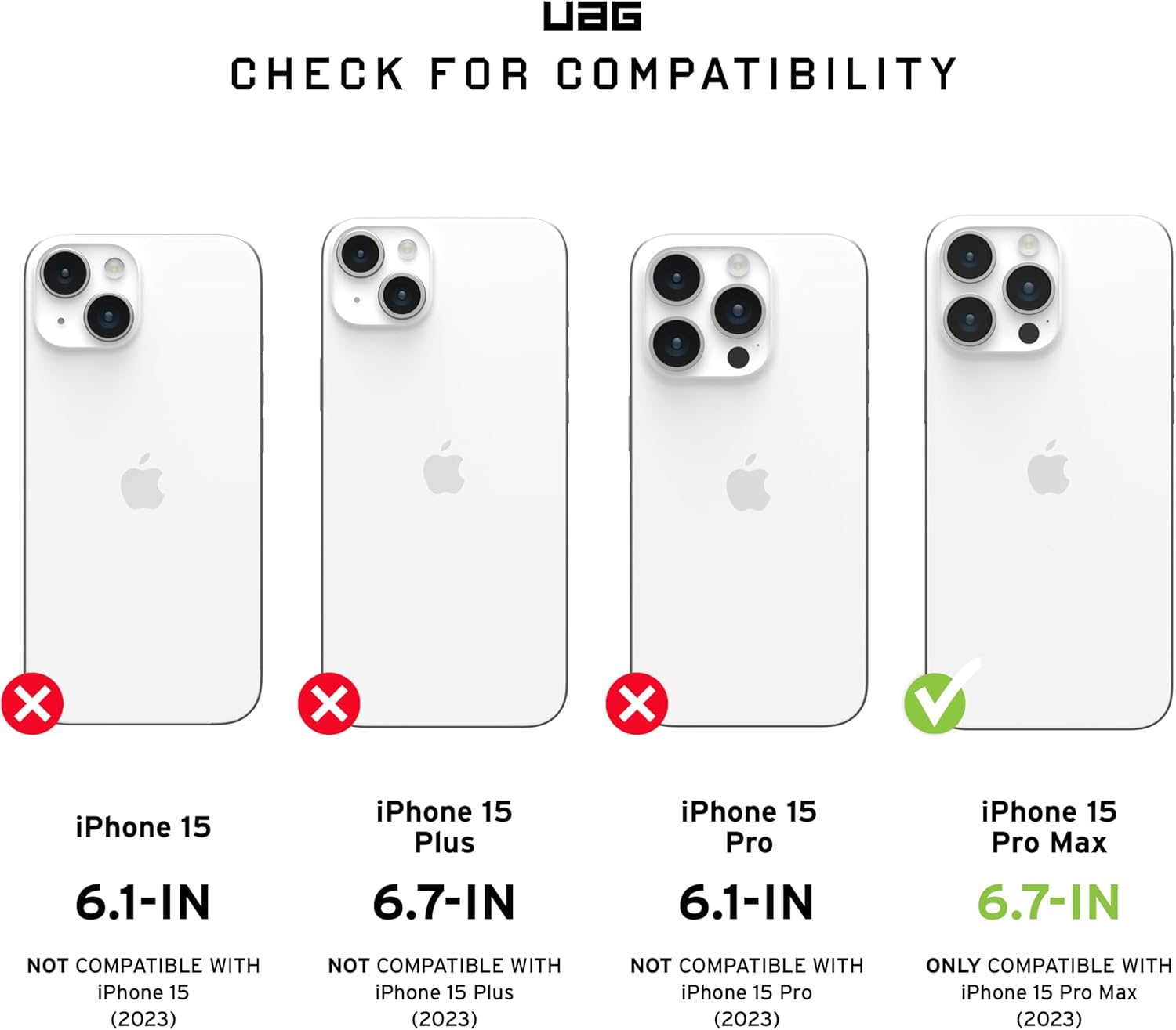 URBAN ARMOR GEAR UAG – Funda diseñada para iPhone 15 Pro Max de 6.7 pulgadas, Monarch Pro Kevlar plateado, compatible con MagSafe Bundle con