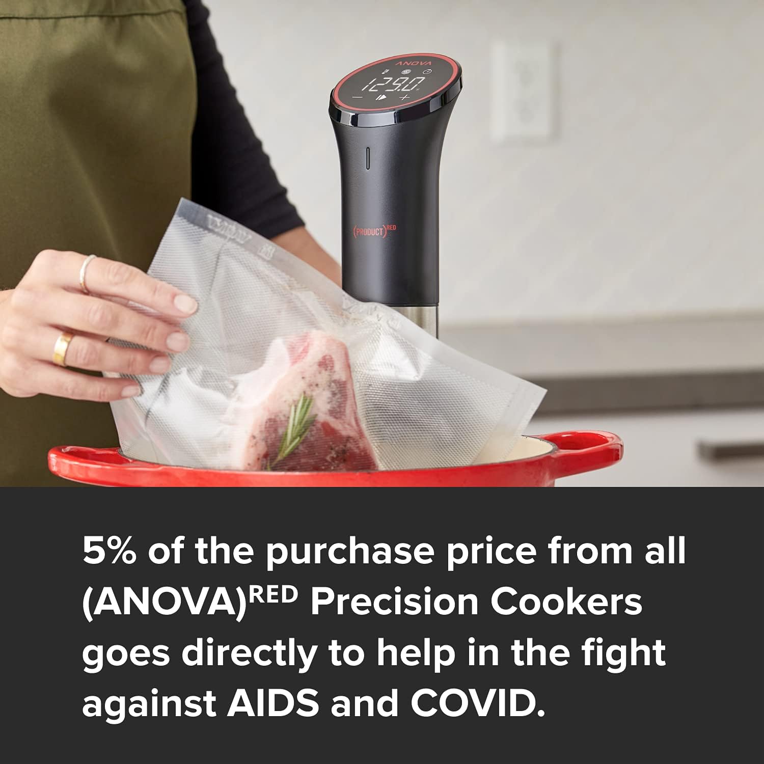 Anova Culinary (ANOVA) Precision Cooker – Termostato de cocción, color negro, mediano