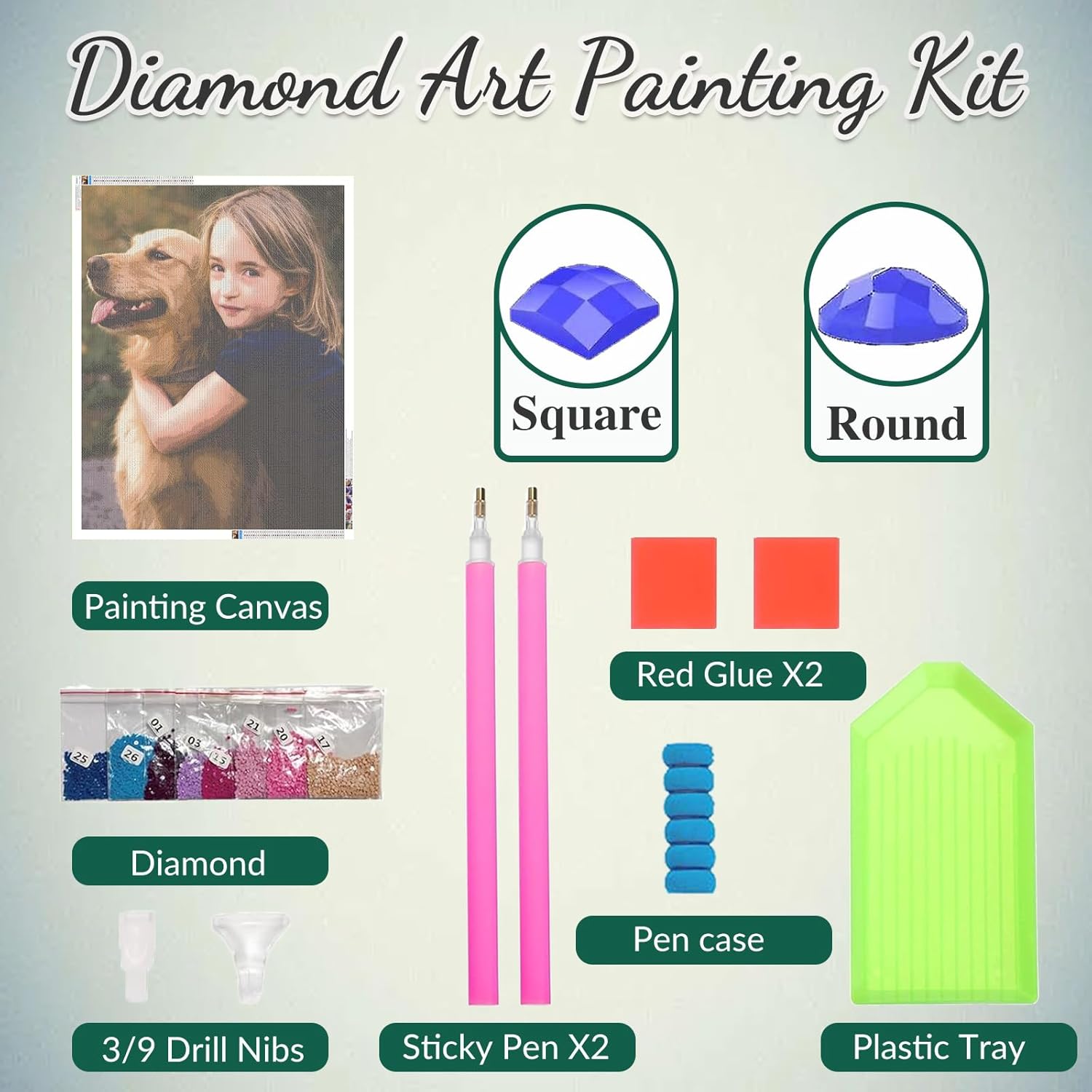 Pintura de diamante personalizada para adultos, kits de fotos personalizados, regalos personalizados para decoración de pared del hogar, taladro