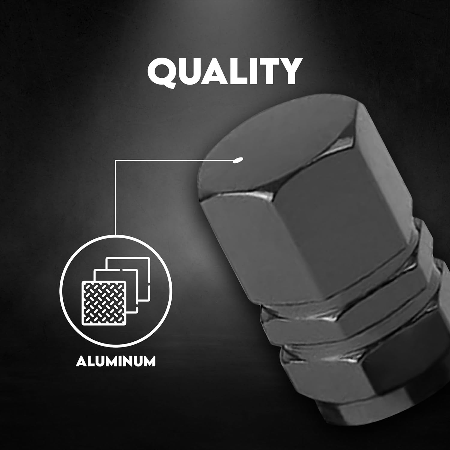 Tapones para válvulas de neumáticos de automóvil, 4 unidades, cubiertas universales para vástagos, juego de tapas de válvula de neumático de