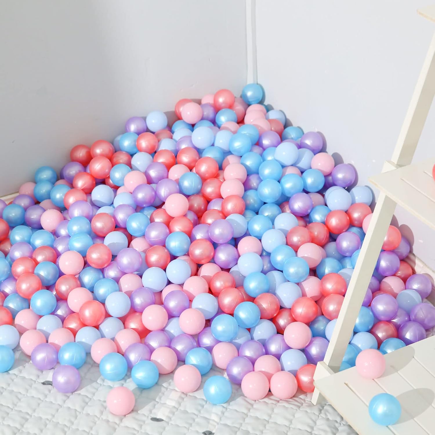 Pelotas para hoyos de bolas, sin ftalatos, sin BPA, bolas de plástico no tóxicas para niños y diversión para jugar