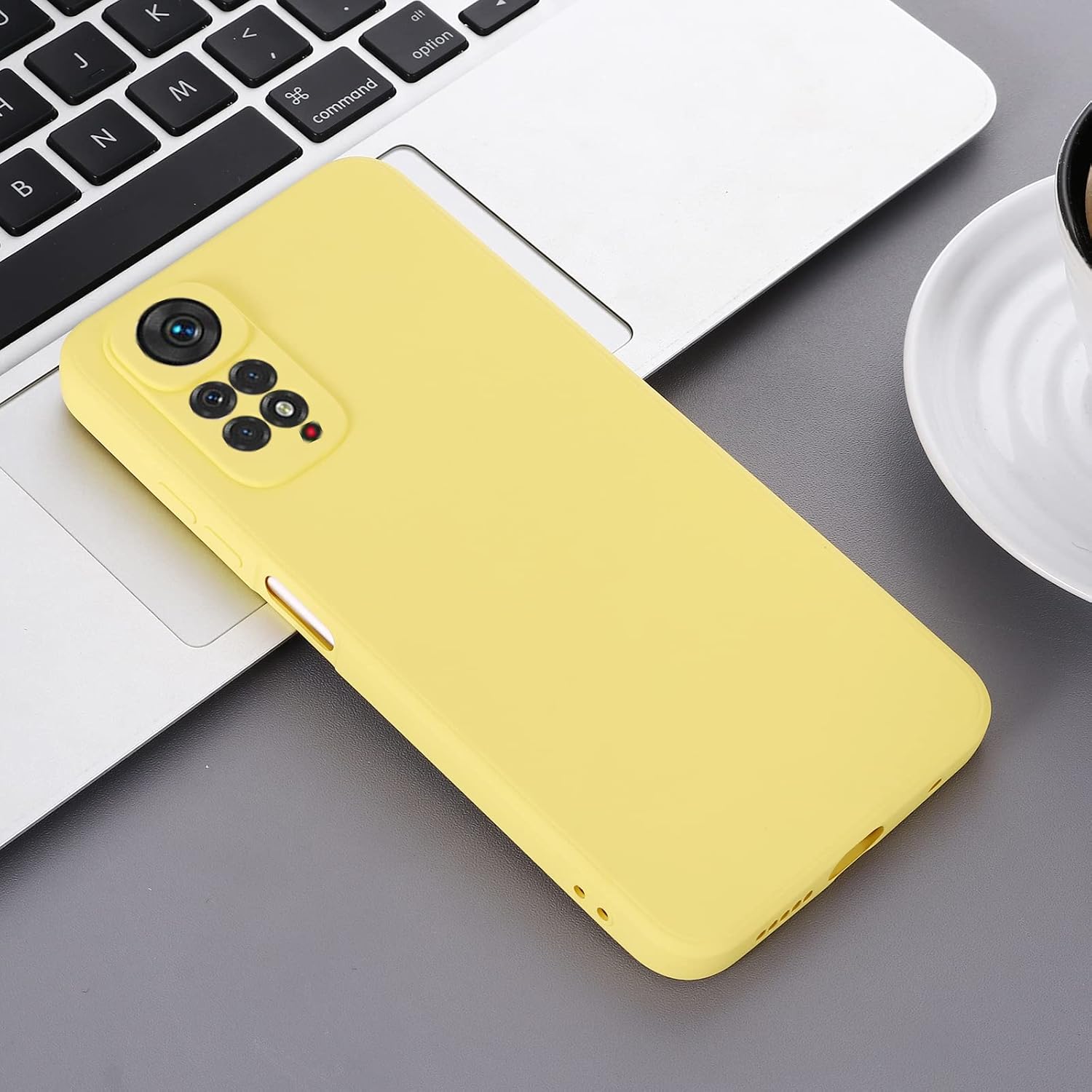 Funda compatible con Xiaomi Redmi Note 1111S 4G, ultra delgada, funda suave de silicona con parachoques de cuerpo completo, antiarañazos, a prueba