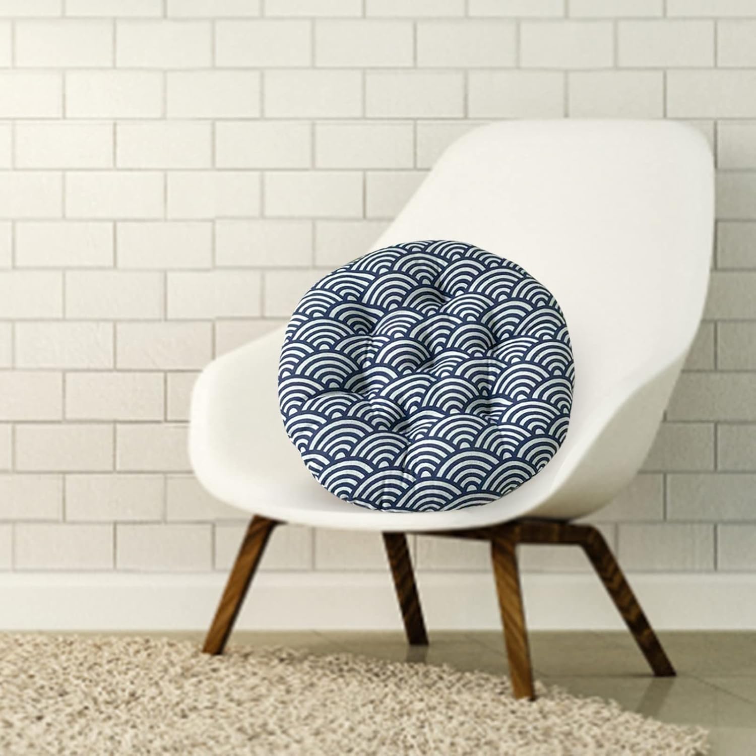 Cojín de asiento para camión, cojín grueso y bohemio, para silla de comedor, oficina, suave y cómodo, 16 x 16 pulgadas