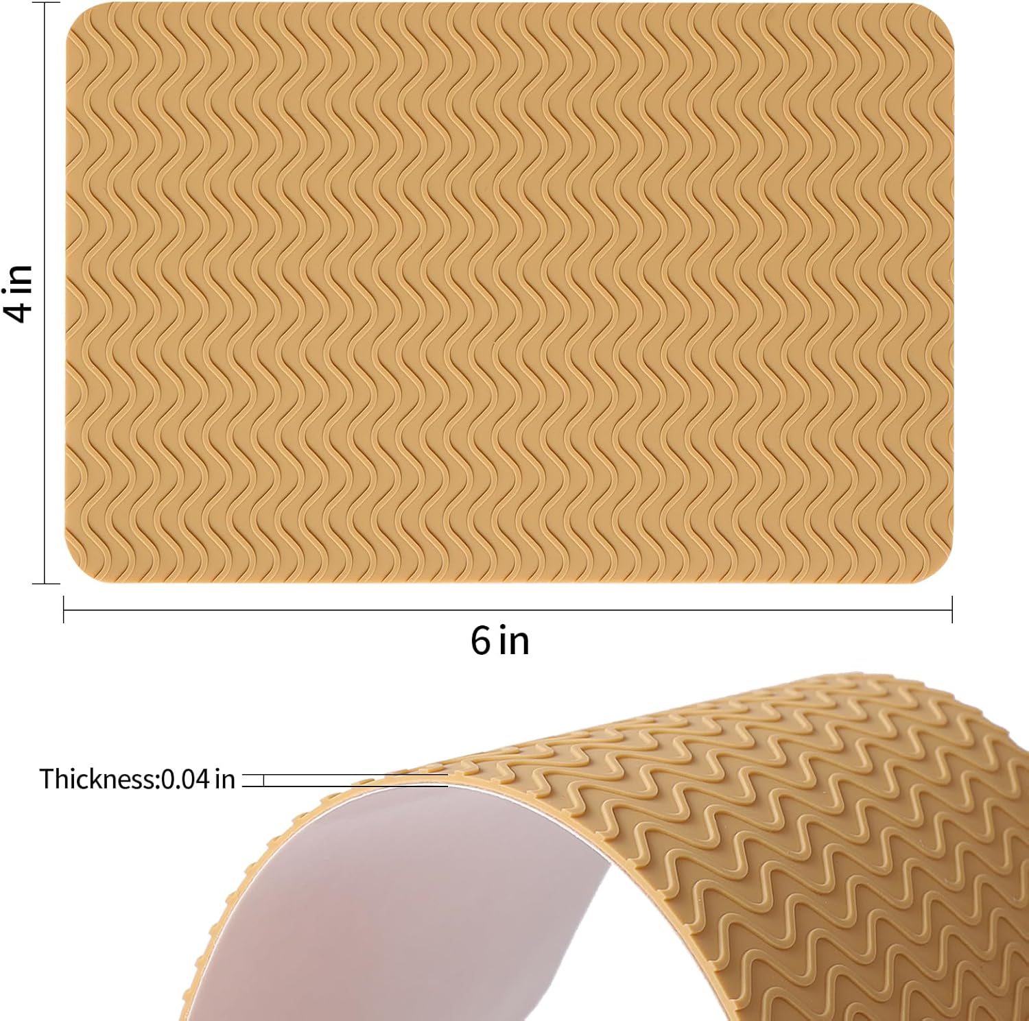 GQTJP Protector inferior de suela de zapato, empuñaduras autoadhesivas en la parte inferior de los zapatos, almohadillas antideslizantes para