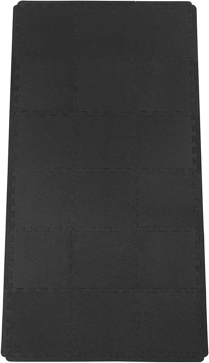 qqpp Alfombrilla de ejercicio EVA para entrenamiento en casa, rompecabezas entrelazado, baldosas de espuma de goma, alfombrillas para yoga,