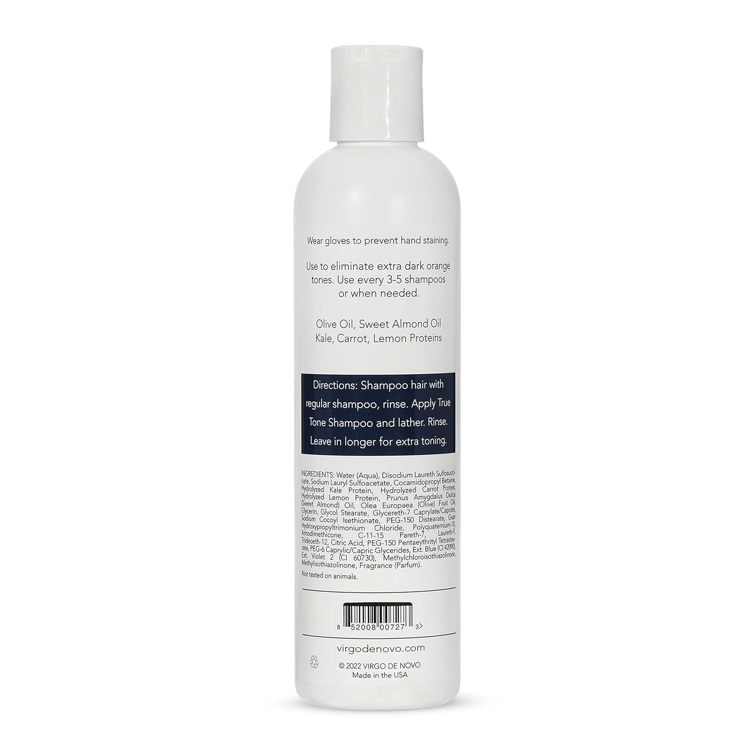 Virgo de Novo Champú azul oscuro extra