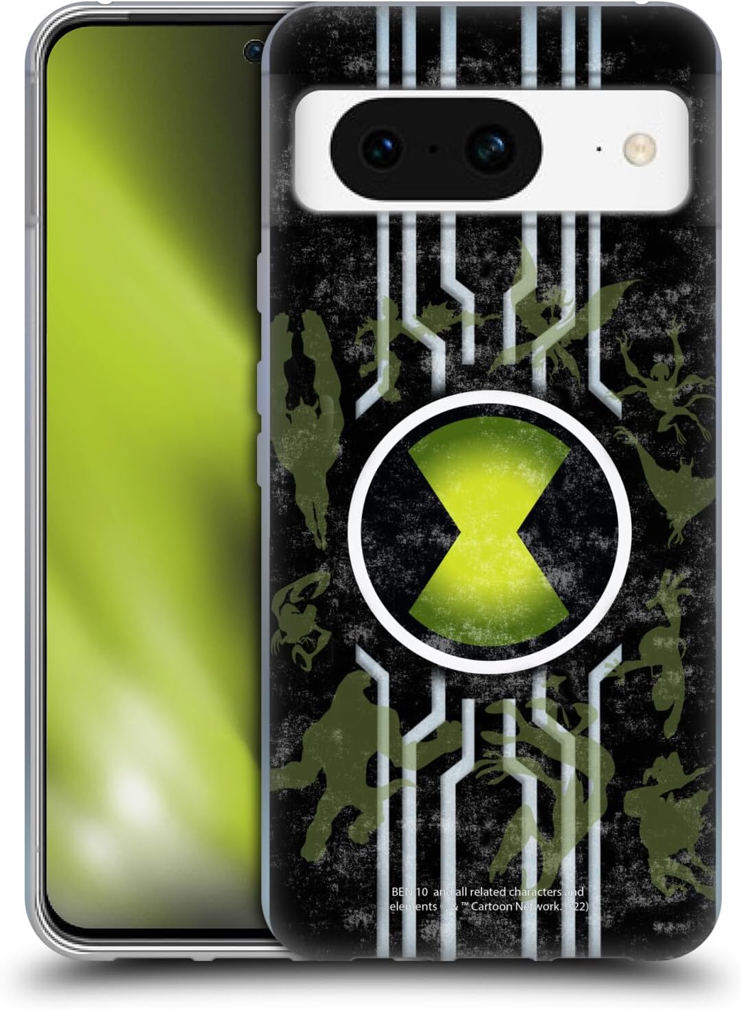 Head Case Designs Officially Licensed Ben 10 Alien Force Omnitrix Graphics Soft Gel Case Compatible with Google Pixel 8