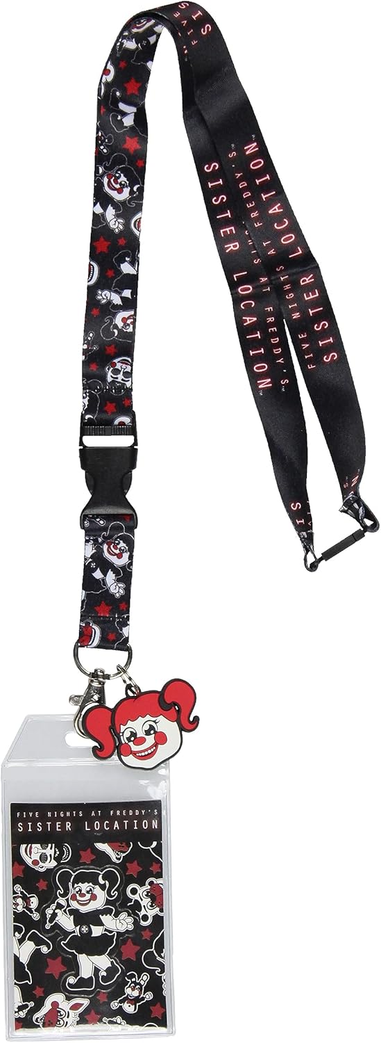 Five Nights at Freddy’s Llavero con cordón para identificación de ubicación de hermana
