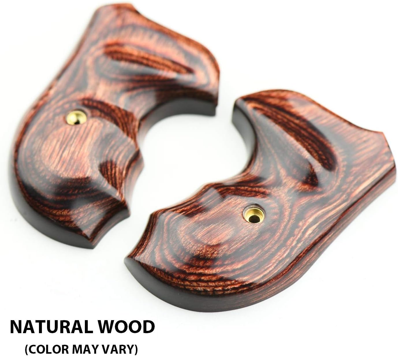 Altamont – Puños redondos para revólver S&W J  Bateleur  Puños de pistola de madera real para Smith & Wesson J Frame Round Butt .38 Special y