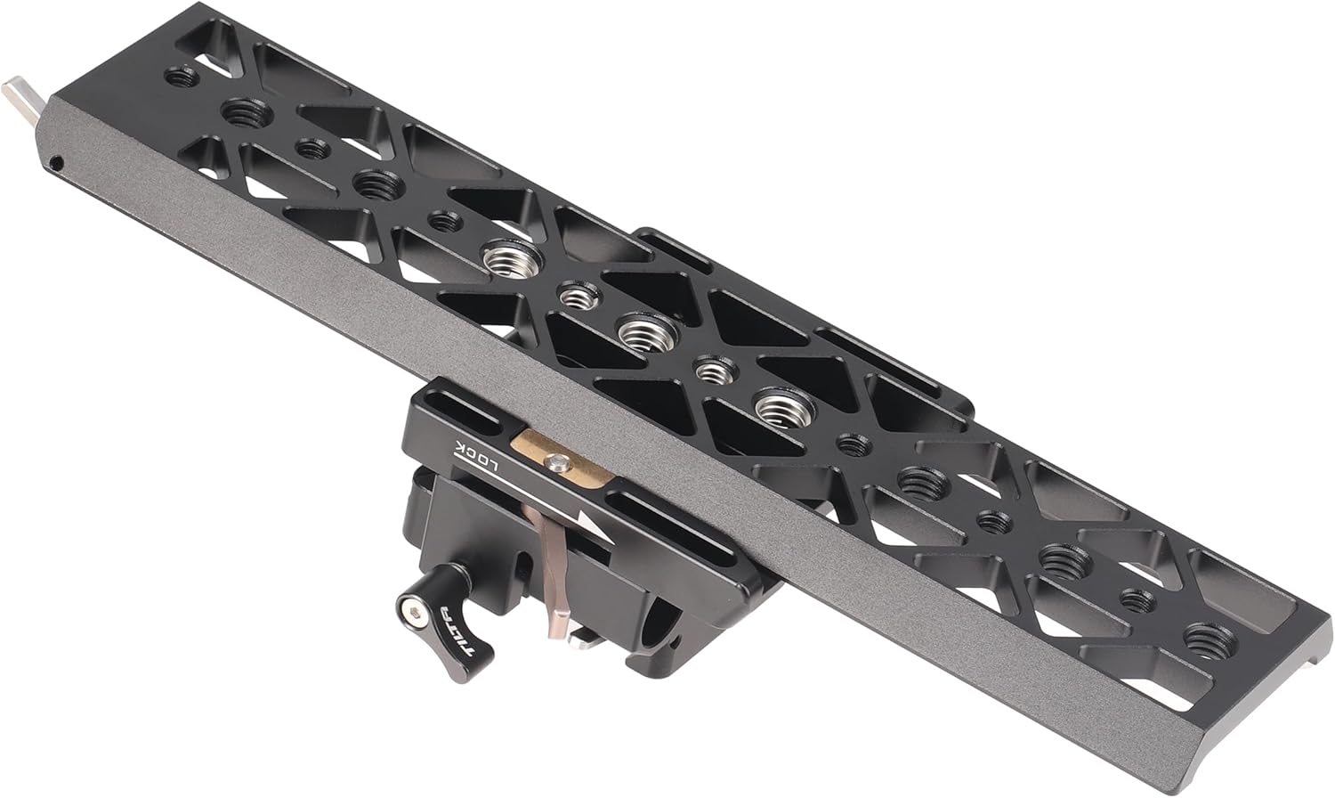 Fotga Placa de cola de milano estándar de 10 pulgadas y 10 pulgadas con agujeros de tornillo de 14 a 20 38 pulgadas – 16 agujeros para trípode con