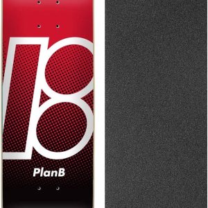 Plan B Skateboards Andromeda Skateboard Deck – 8 x 31.85 pulgadas con Jessup Black Griptape – Paquete de 2 artículos Plan B Skateboards Andromeda Skateboard Deck – 8 x 31.85 pulgadas con Jessup Black Griptape – Paquete de 2 artículos