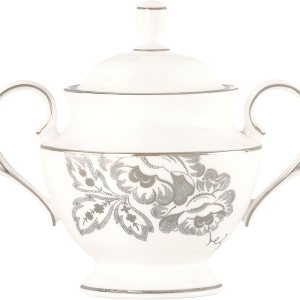 Lenox Azucarero de vals floral con tapa Lenox Azucarero de vals floral con tapa