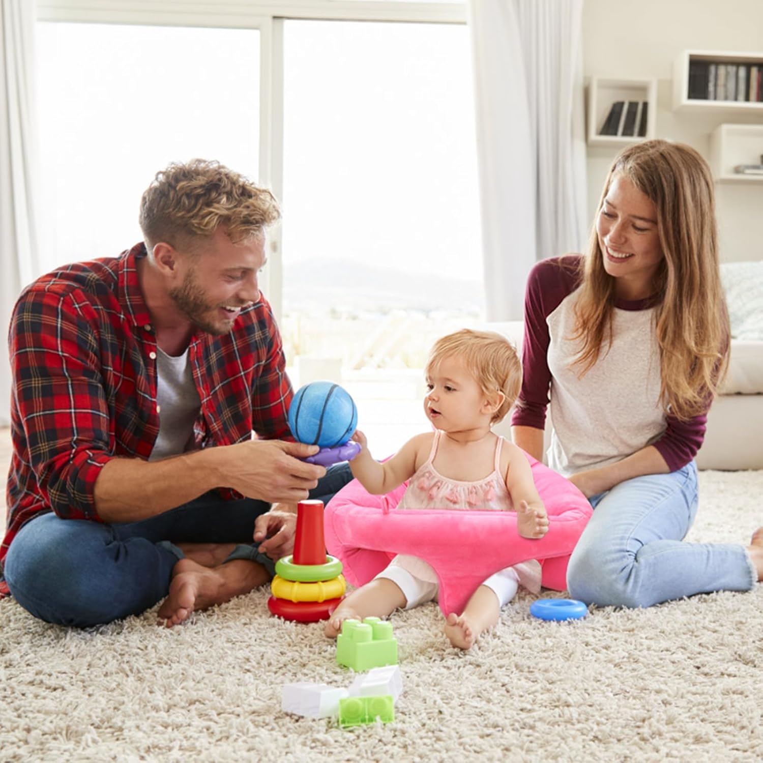 KAKIBLIN Silla de asiento de apoyo para bebé, sillas de bebé para sentarse, aprender a sentarse, silla para mantenerse sentado, postura para bebé,