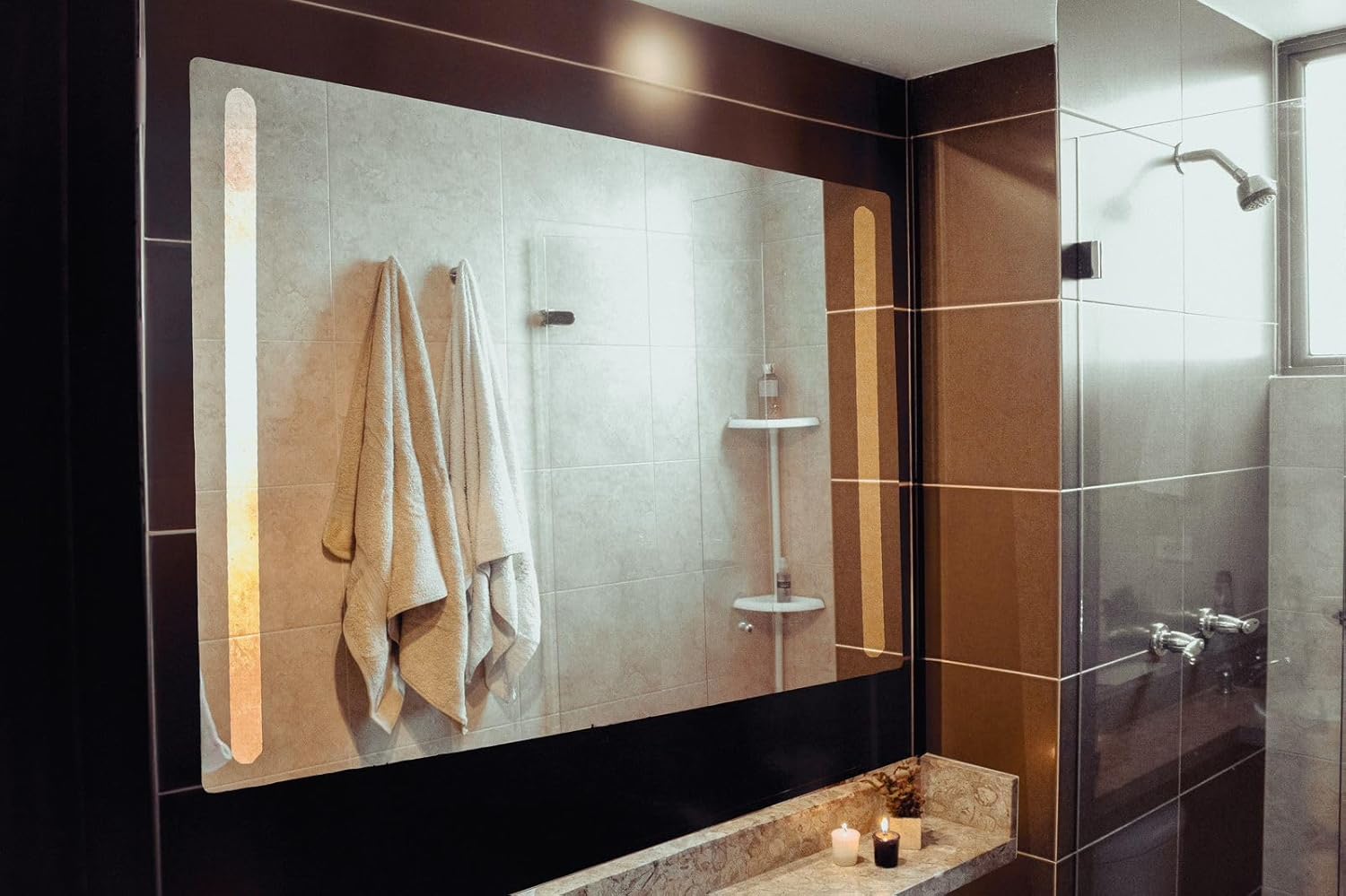 Espejo de baño Rectangular con Luces LED