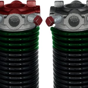 Alcan Muelle de torsión para puerta de garaje, 243 x 2 x 28 pulgadas, para reparación de puertas de garaje, reemplazo de heridas para mano izquierda Alcan Muelle de torsión para puerta de garaje, 243 x 2 x 28 pulgadas, para reparación de puertas de garaje, reemplazo de heridas para mano izquierda