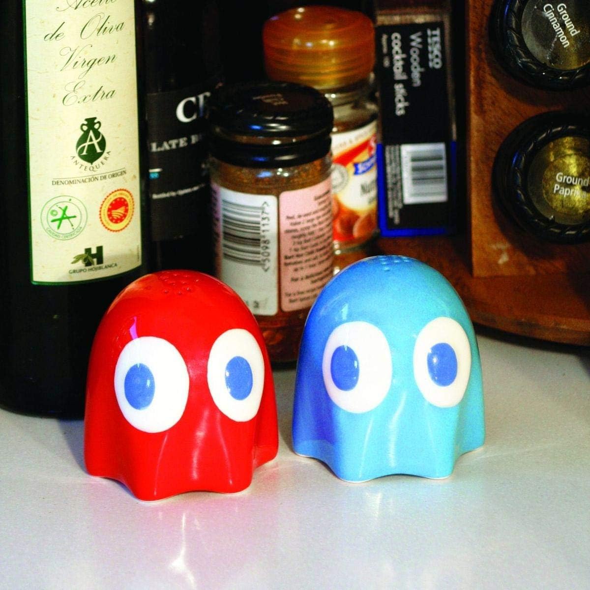 Macetas de sal y pimienta Pacman Ghost