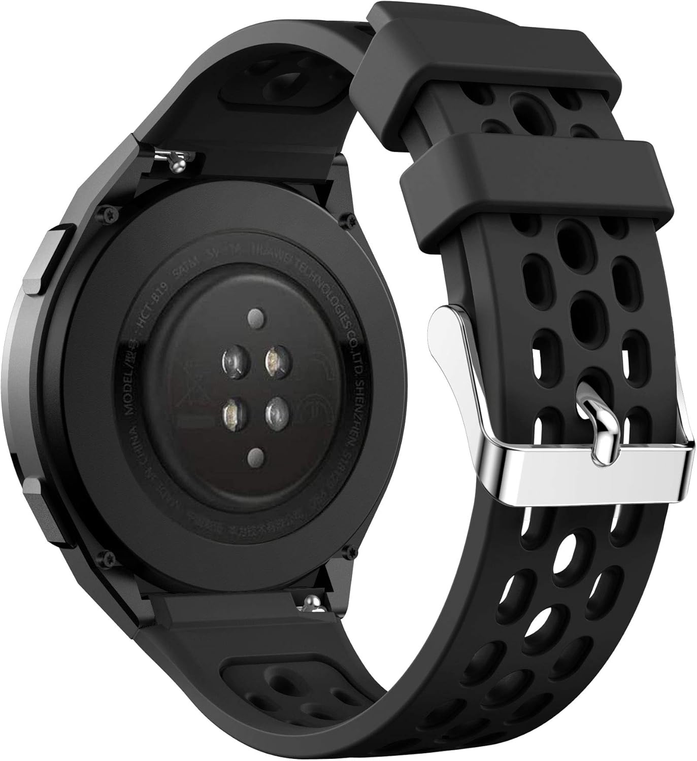 Senter Correas de repuesto compatibles con Huawei Watch GT2E, accesorio ajustable, pulsera deportiva de silicona suave para mujeres y hombres