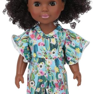 SUNGOOYUE Muñeca de bebé de piel negra de 14 pulgadas, muñeca de bebé africana portátil de alta simulación con banda para el pelo para juego de rol SUNGOOYUE Muñeca de bebé de piel negra de 14 pulgadas, muñeca de bebé africana portátil de alta simulación con banda para el pelo para juego de rol